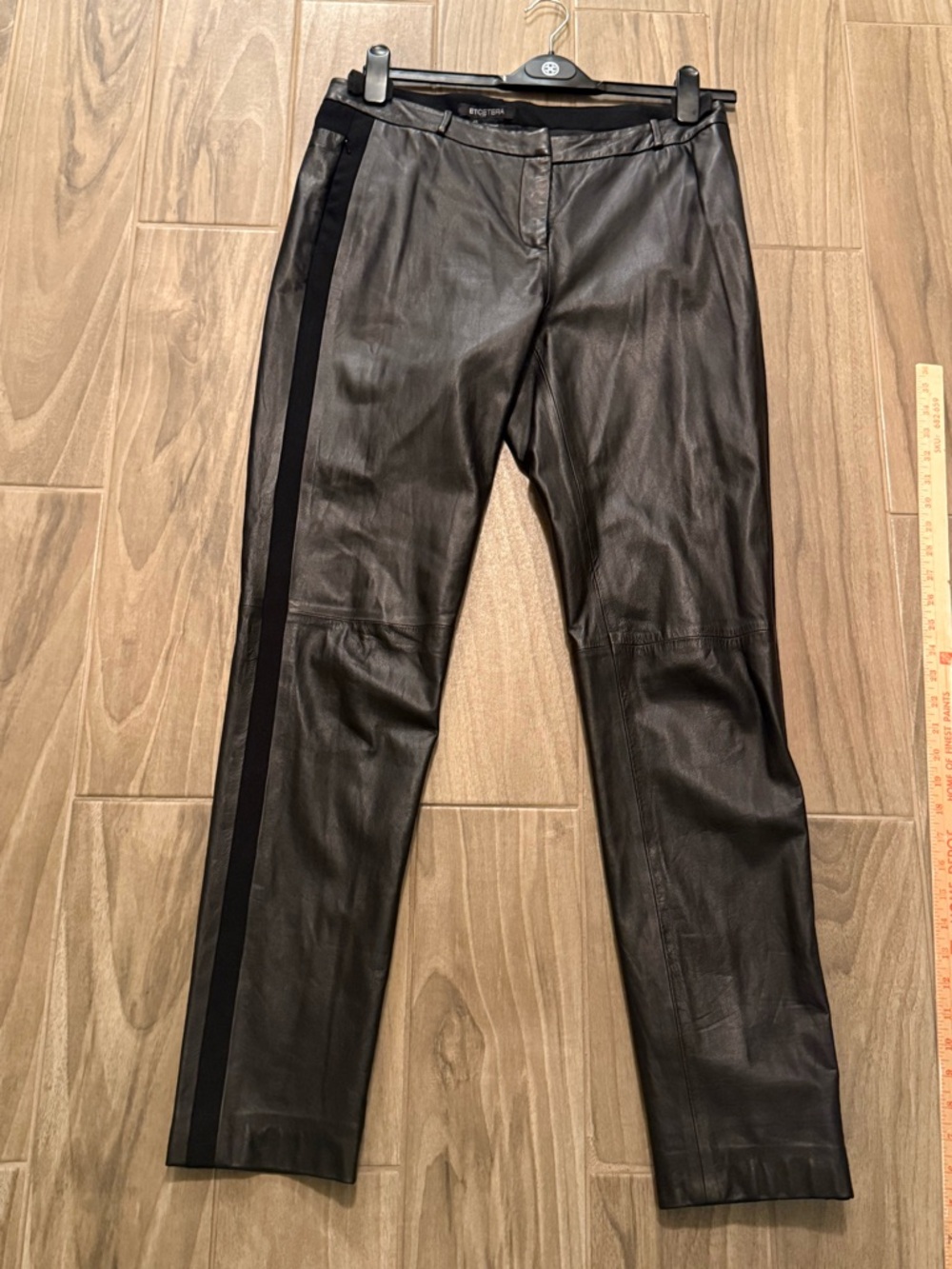 Etcetera black leather pants